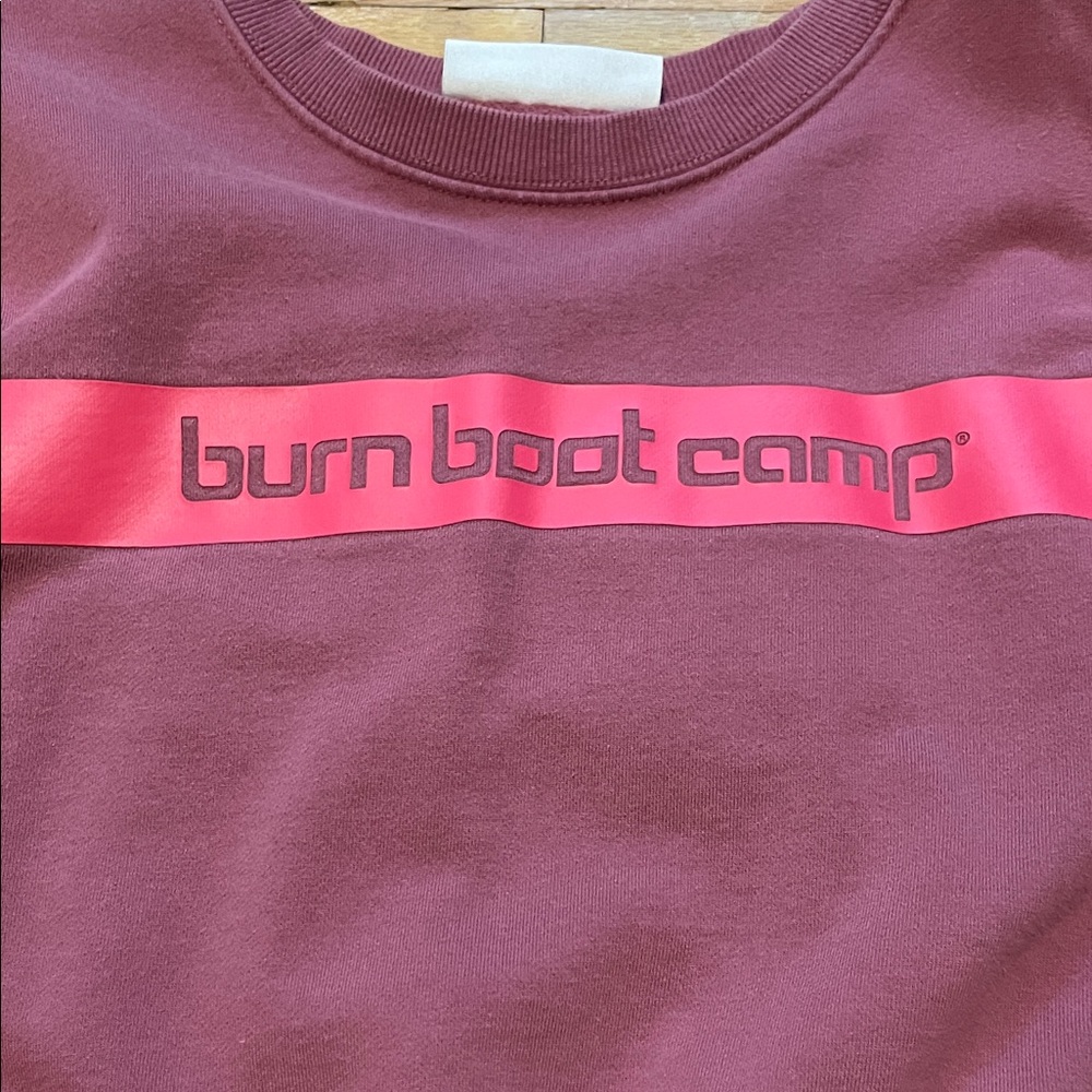 Burn Boot Camp Maroon Sweatshirt